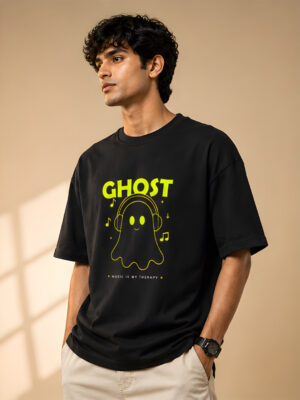 Ghost Music Oversized Tee