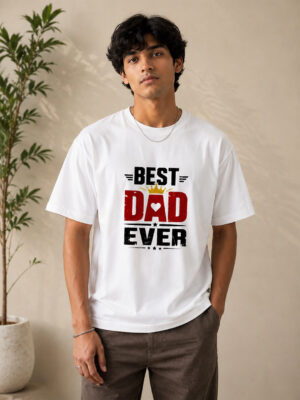 Best Dad Ever Stretch T-Shirt
