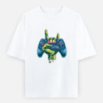 Gamer Oversized T-Shirt - White