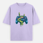 Gamer Oversized T-Shirt - Lavender
