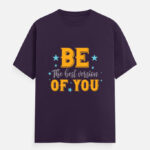 Be The Best Version Of You Classic Crew T-Shirt - Purple