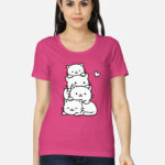 Cute Cats Women’s Classic T-Shirt - Pink
