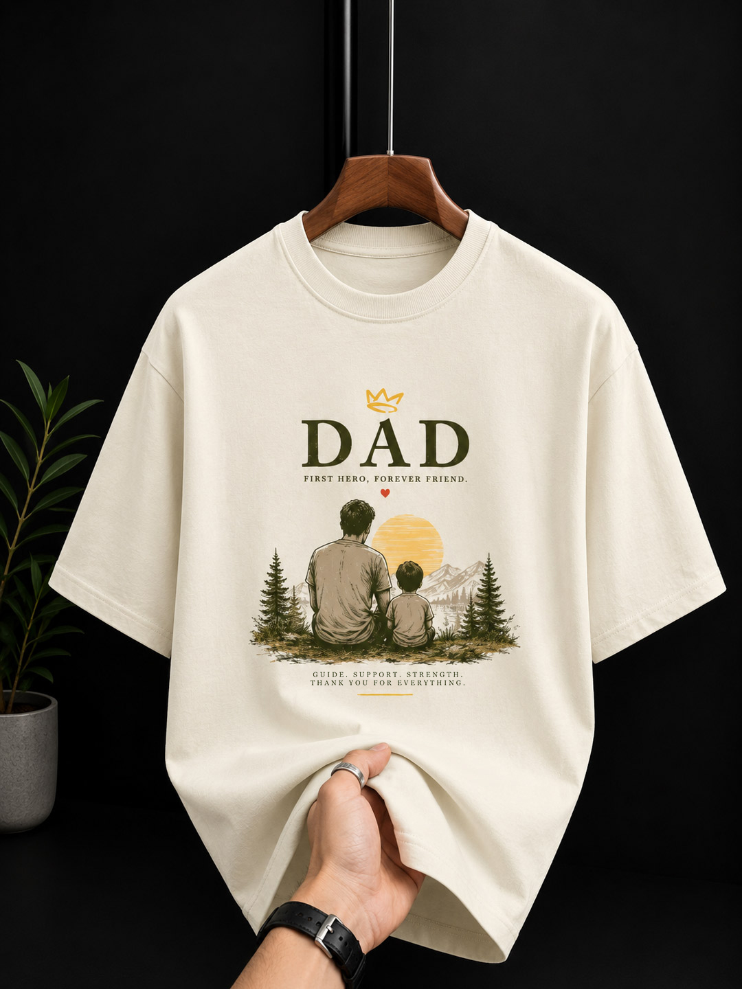 Dad – First Hero Forever Friend T-Shirt