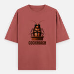 Cockroach Unisex Oversized Classic T-Shirt - Coral