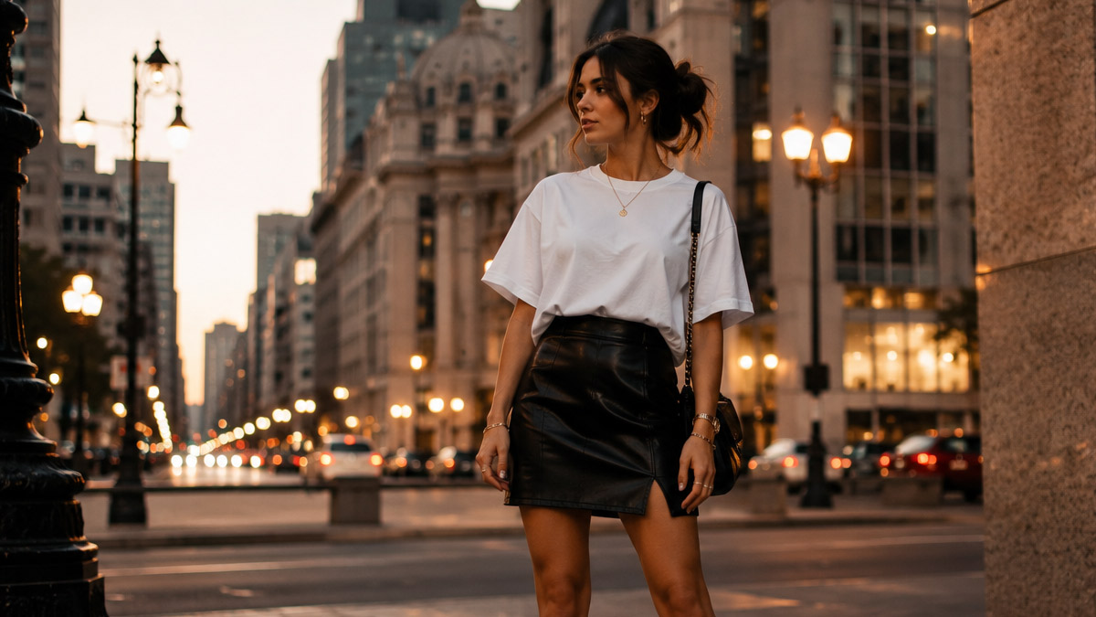 A-leather-mini-skirt-and-ankle-boots