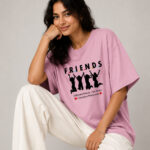 Friends Unisex Oversized Classic T-Shirt - Light Baby Pink