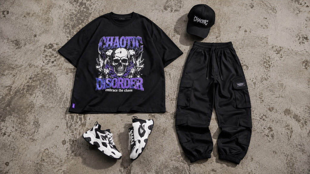 Flat-lay-of-essential-streetwear-pieces